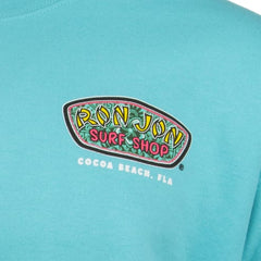 Ron Jon Cocoa Beach FL Neon Sea Turtle Crew Neck Sweatshirt