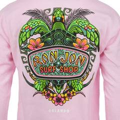 Ron Jon Orlando FL Neon Sea Turtle Crewneck Pullover
