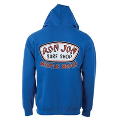 Ron Jon Myrtle Beach SC Distressed Trusty Badge Pullover Hoodie