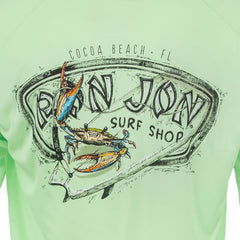 Ron Jon Cocoa Beach FL Surf Crab Long Sleeve UPF Shirt