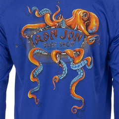 Ron Jon Cocoa Beach FL Orange Kraken UPF 50 Long Sleeve Shirt