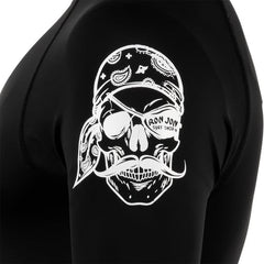 Ron Jon Black Skull Long Sleeve Rash Guard