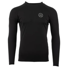 Ron Jon Men Vector Black Long Sleeve Rash Guard