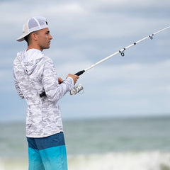 Ron Jon White Camo Coast UPF Hoodie