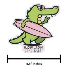 Ron Jon LBG Surfing Gator with Shades Sticker
