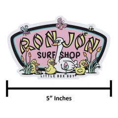 Ron Jon LBG Pond Life Logo Sticker