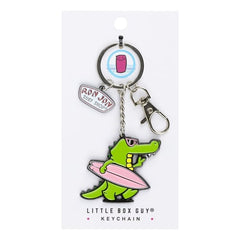 Ron Jon LBG Surfing Gator Keychain