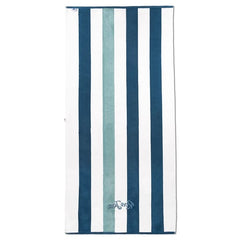 Ron Jon Navy Light Blue 35" x 70" Textured Stripe Towel 2.0