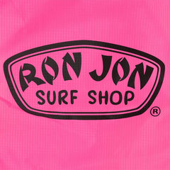 Ron Jon Pink And Black Waterproof Cinch Sack Backpack