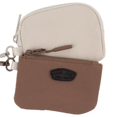 Ron Jon Brown and Ivory Dual Wristlet