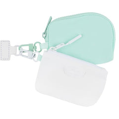Ron Jon Mint and White Dual Wristlet