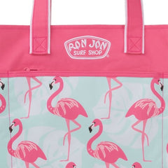 Ron Jon Flamingo Leaves Oversized Beach Tote