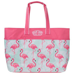 Ron Jon Flamingo Leaves Oversized Beach Tote