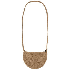 Ron Jon Tan Crochet Crossbody Bag
