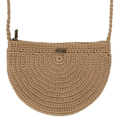 Ron Jon Tan Crochet Crossbody Bag