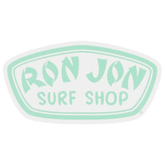 Ron Jon Small Green White Auto Magnet