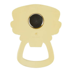 Ron Jon Cocoa Beach FL Black and Matte Gold Bottle Opener Magnet