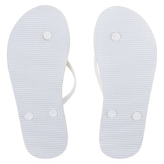 Ron Jon Women's White Zori Floral Sandals