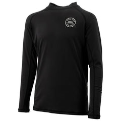 Ron Jon Kids Black Vector Long Sleeve Rash Guard