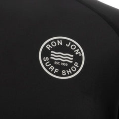 Ron Jon Kids Black Vector Long Sleeve Rash Guard