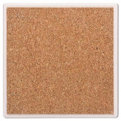 Ron Jon Hibiscus Badge Square Coaster