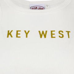 Ron Jon Women's Key West FL Healer Crop Tank Top