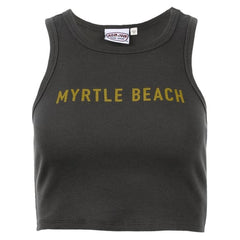 Ron Jon Women's Myrtle Beach SC Healer Crop Tank Top