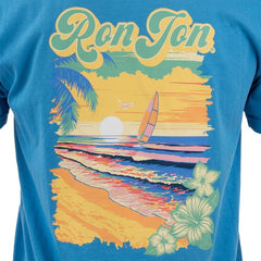 Ron Jon Women's Cocoa Beach FL Sunrise Postcard Tee