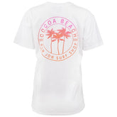 Ron Jon Cocoa Beach FL Women's Ombre Old School Palms Tee