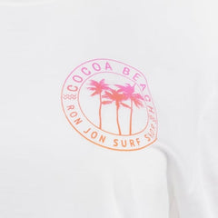 Ron Jon Cocoa Beach FL Women's Ombre Old School Palms Tee