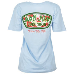 Ron Jon Women's Ocean City MD Watermelon Badge Tee