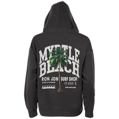 Ron Jon Women's Myrtle Beach SC Palm Tree Hoodie