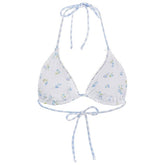Ron Jon Women's Picnic Bluebell Reversible Tri Bikini Top
