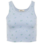 Ron Jon Women's Ditsy Floral Crop Tank Top