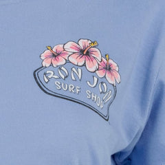 Ron Jon Women's Myrtle Beach SC Distressed Hibiscus Badge Tee