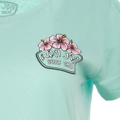 Ron Jon Women's Fort Myers FL Hibiscus Badge Tee