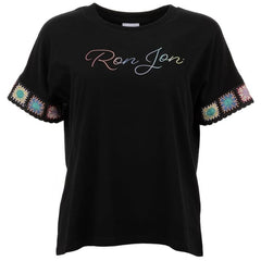 Ron Jon Women's Colorful Crochet Tee