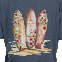 Ron Jon Women's Floral Boards V-neck Tee