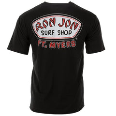 Ron Jon Fort Myers FL Distressed Trusty Badge Unisex Tee