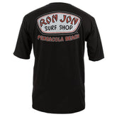 Ron Jon Pensacola Beach FL Distressed Trusty Badge Unisex Tee