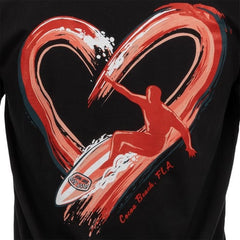 Ron Jon Cocoa Beach FL Heart Surfer Tee