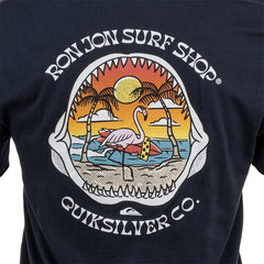 Quiksilver Ron Jon Flamingo Nation Navy Tee