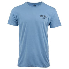 Quiksilver Ron Jon Surf Check Light Blue Heather Tee