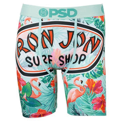 PSD Ron Jon Bleached Aqua Tropic Calm Fitted Boxers