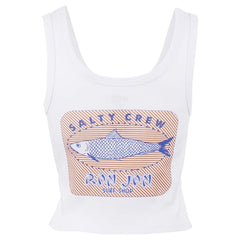 Salty Crew Ron Jon Savor of the Sea Crop Tank Top