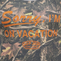Duvin Ron Jon Women's Sorry I'm on Vacation Tank Top