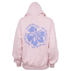 Rip Curl Ron Jon Women's Light Pink Surf Puff Pullover Hoodie