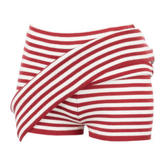Sofie the Label Women's Red Striped Mini Skort