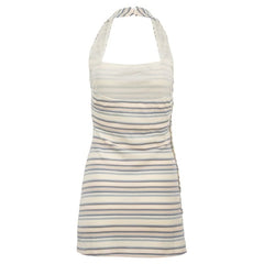 Bailey Rose Striped Halter Tank Dress