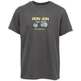 Little Box Guy Ron Jon Kids Charcoal Street Rat Tee